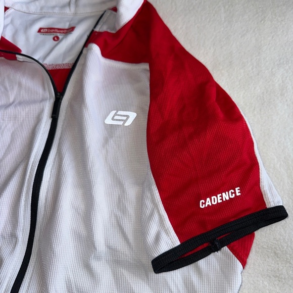 Bellwether Men's Technical Cycling Jersey Zip Black White Red Size XL NWT Elite - Picture 3 of 5